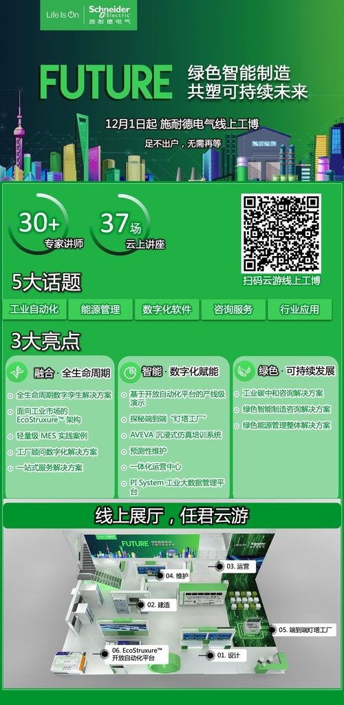 數(shù)字賦能，智在工博 施耐德電氣以數(shù)字內(nèi)容服務(wù)，加速工業(yè)邁向綠色智能制造